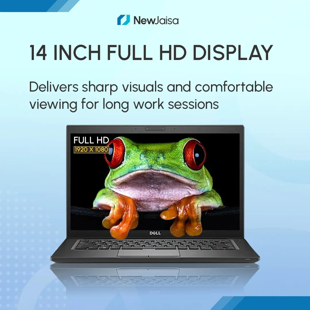 Dell Latitude Laptop | 7480 | Intel i7-6th Gen | 14" HD | Win 11 Pro | Refurbished - Image 3