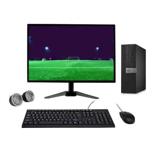 Dell OptiPlex SFF All-in-One Desktop Computer Set | 3040 | Intel i5- 6th Gen | 19" HD LCD Monitor | Wired KB & Mouse | Win 11 Pro | Refurbished