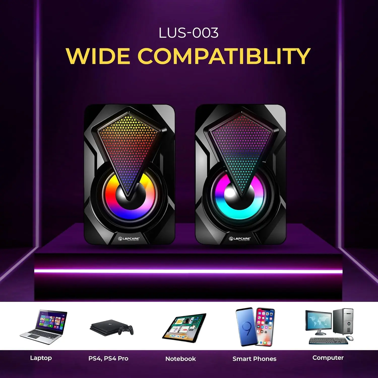 LAPCARE USB2.0 GAME SPEAKER - Image 3