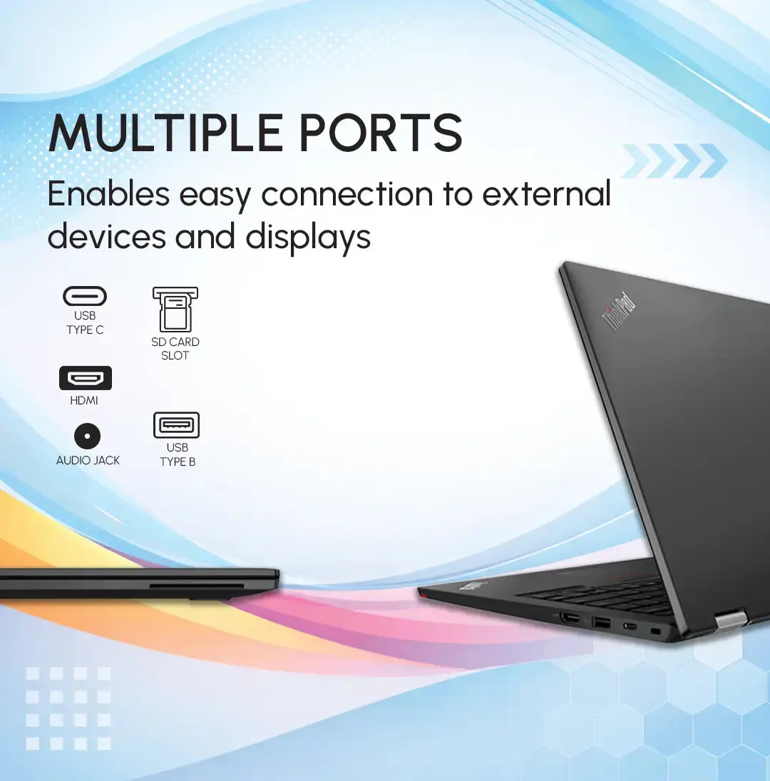Lenovo ThinkPad | L13 Gen 2 TOUCH | Core i5 - 11th Gen | 13.3" HD | Windows 11 | Refurbished - Image 3