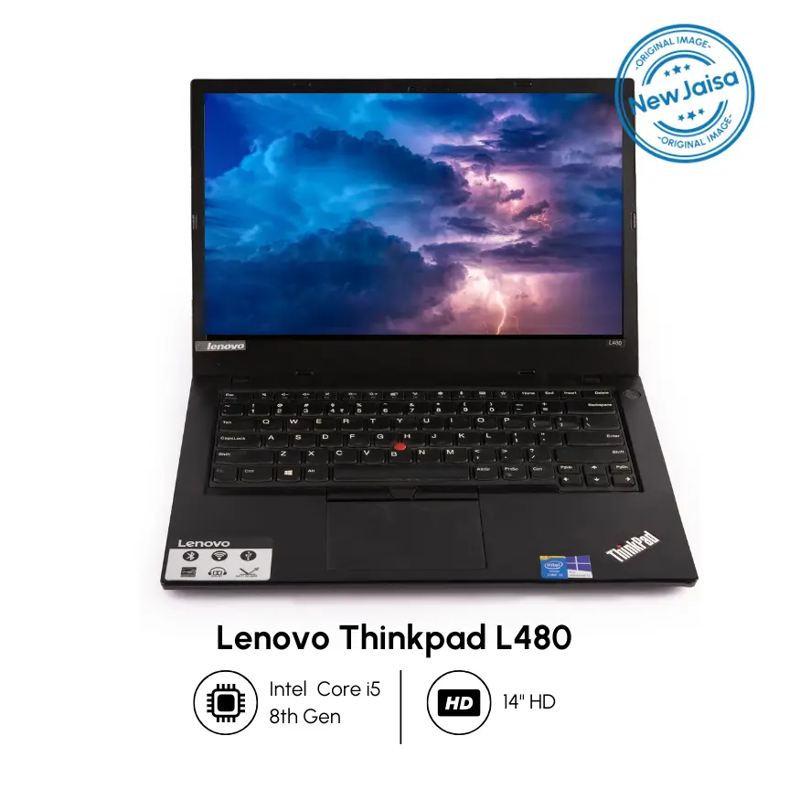 Lenovo ThinkPad Laptop | L480 | Intel i3-8th Gen | 14" HD | Win 11 Pro | Refurbished - Image 2